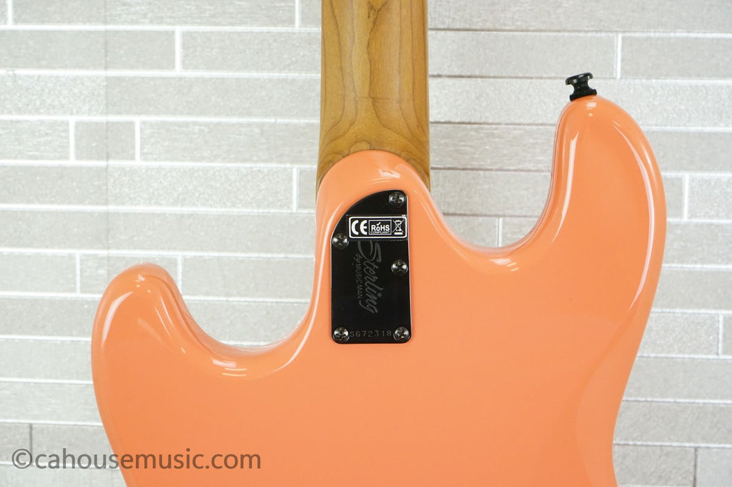 Sterling Fluff Signature Stingray Guitar - Rula Thumb Red