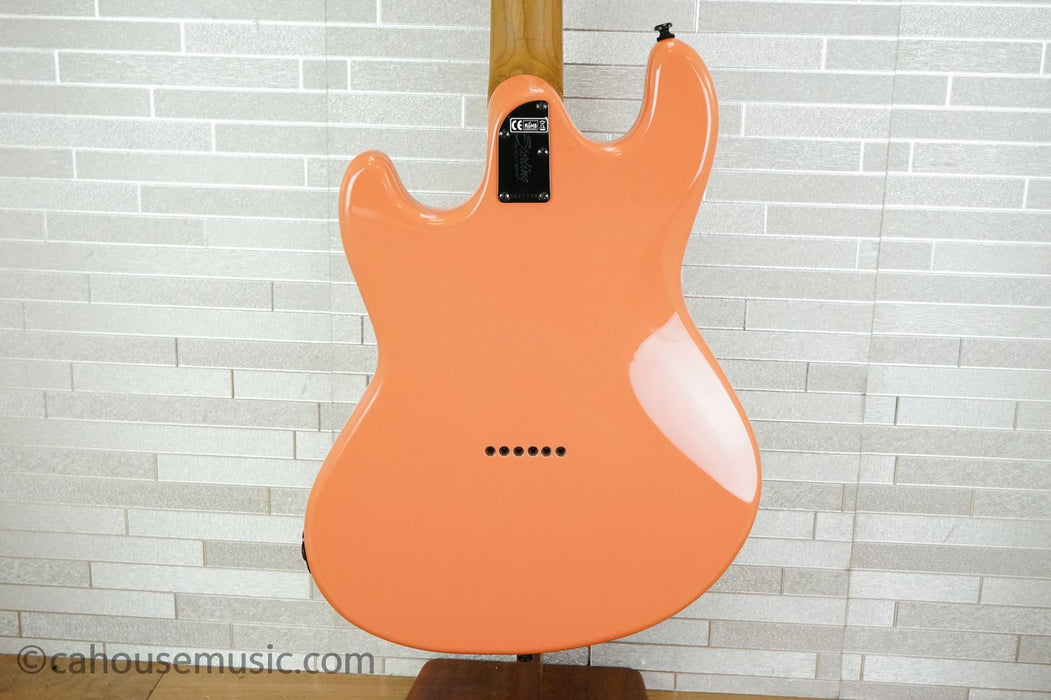 Sterling Fluff Signature Stingray Guitar - Rula Thumb Red