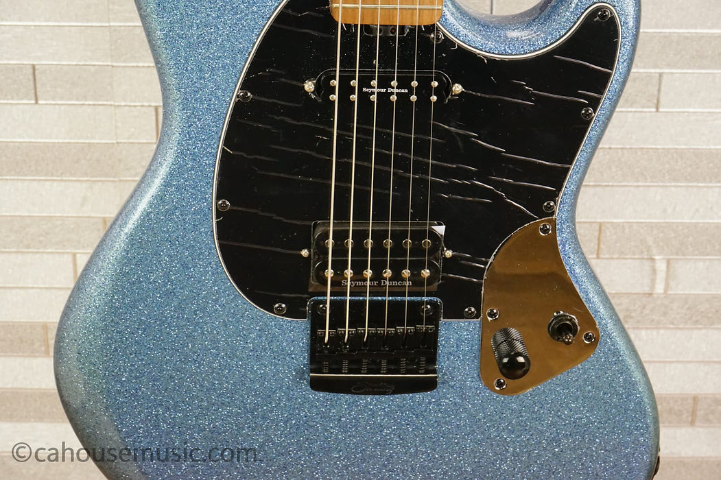Sterling Fluff Signature Stingray Guitar - Amana Boat Blue