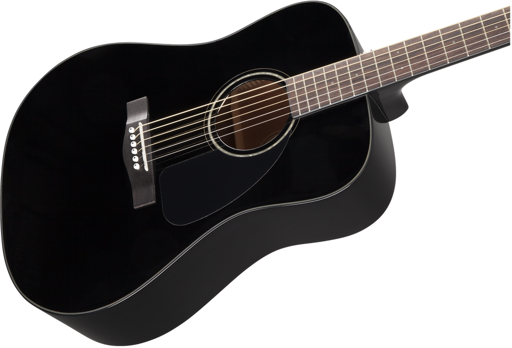 Fender CD-60 Black Dreadnought Acoustic Guitar w/ Case