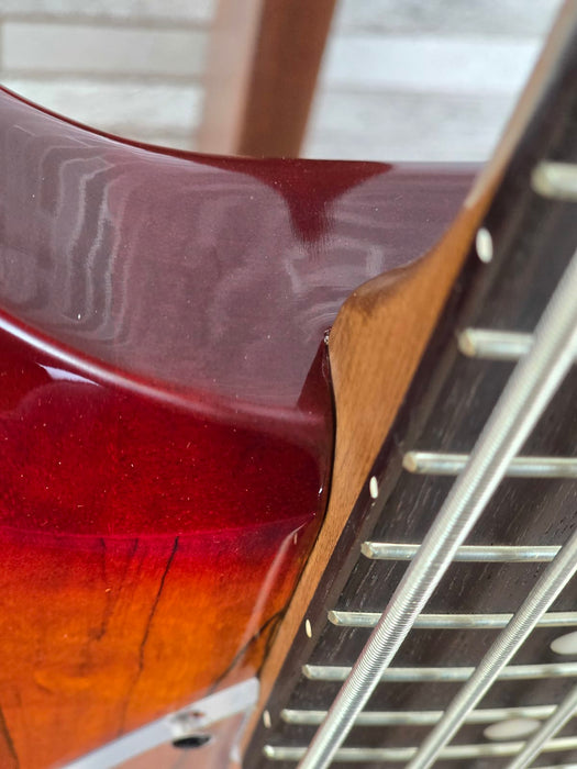 Sterling StingRay Ray35HHSM - Blood Orange Burst