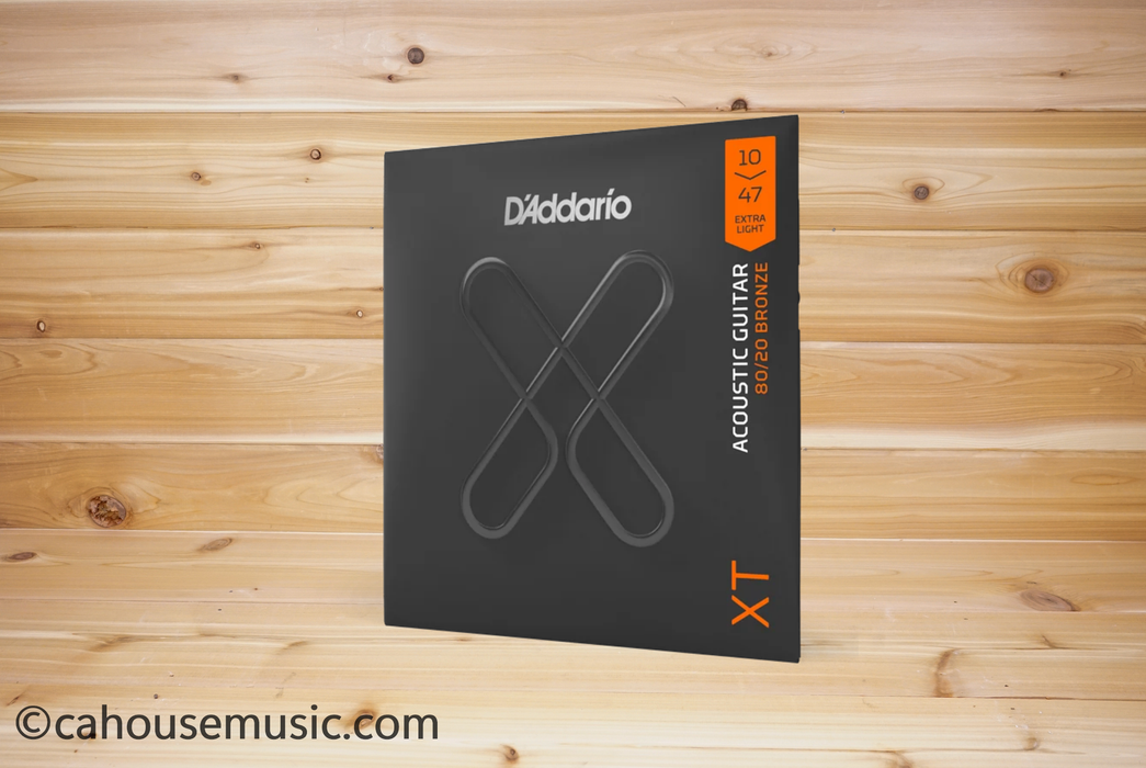 D'Addario XTAPB1047 XT Phosphor Bronze Acoustic Guitar Strings