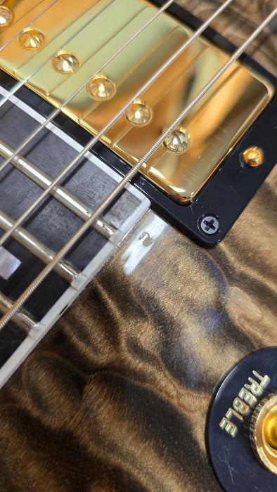 Gibson Custom Shop Les Paul Custom Figured 7A Quilt Top - DC Rust - 1 of 1