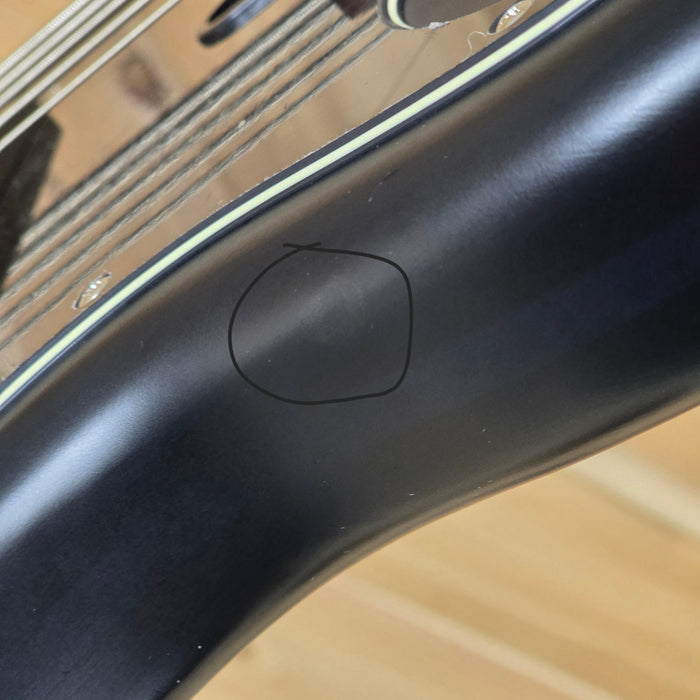 Yamaha BB735A 5-String Bass Guitar Trans Matte Black B-Stock