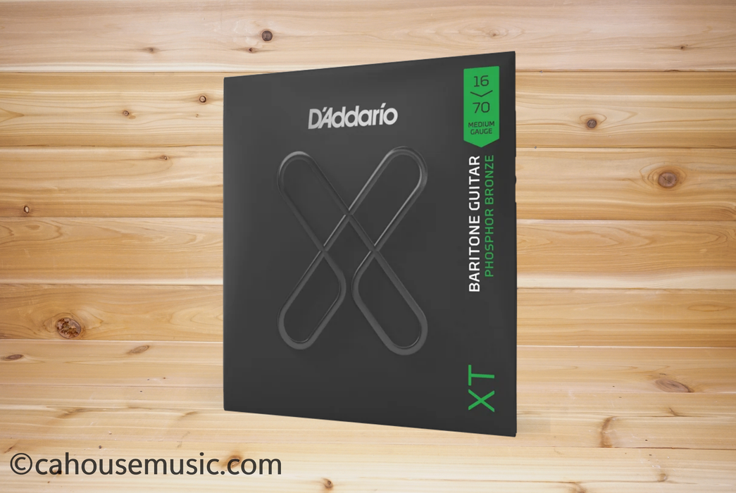 D'Addario XTAPB1670 XT Phosphor Bronze Baritone Acoustic Guitar Strings