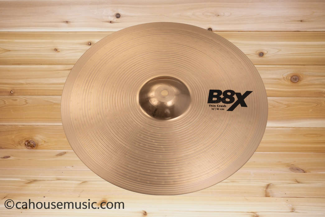 Sabian B8X 16" Thin Crash Cymbal