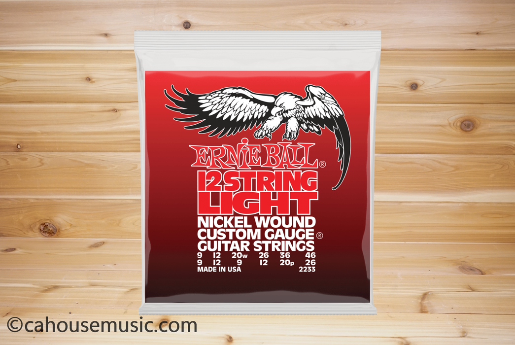 Ernie Ball 2233 Light Nickel Wound 12-String Electric Guitar Strings