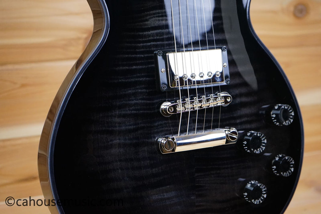 Gibson Custom Shop Les Paul Axcess Custom Figured - Charcoal Widow Burst Electric Guitar- 1 of 2