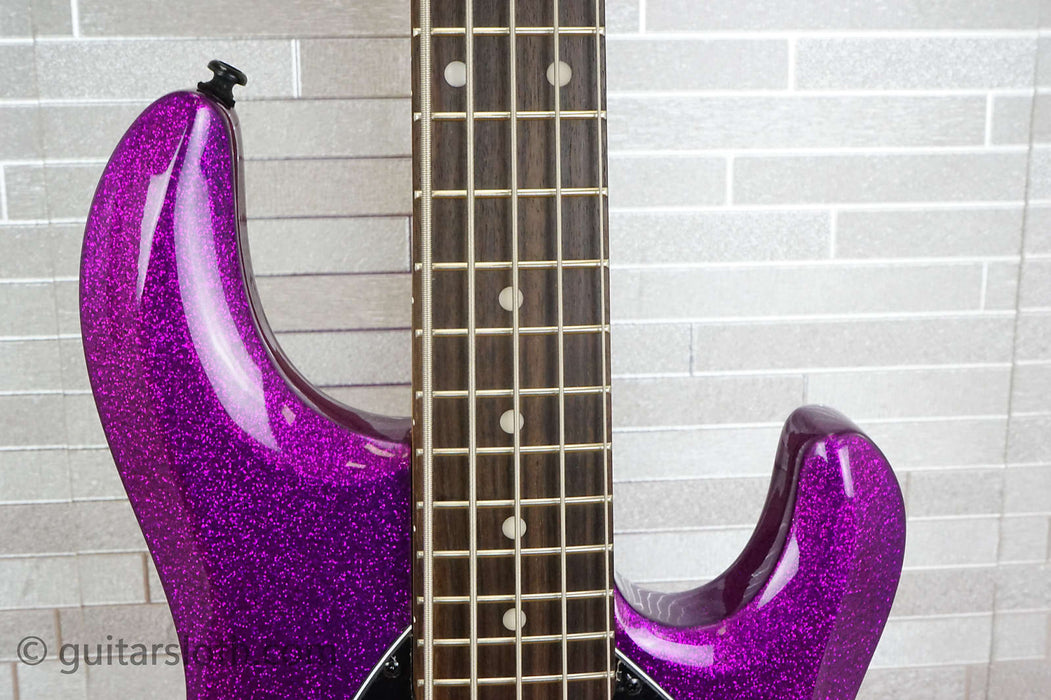 Sterling StingRay Ray35 with Roasted Maple Neck - Purple Sparkle