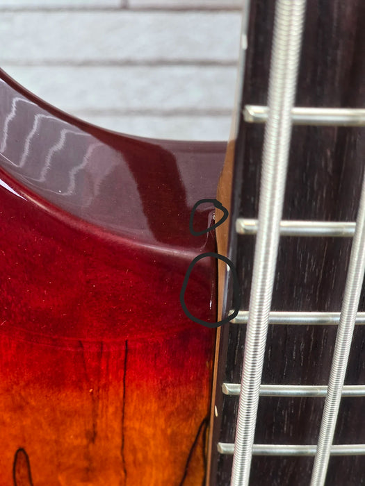 Sterling StingRay Ray35HHSM - Blood Orange Burst
