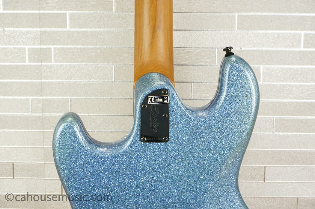 Sterling Fluff Signature Stingray Guitar - Amana Boat Blue