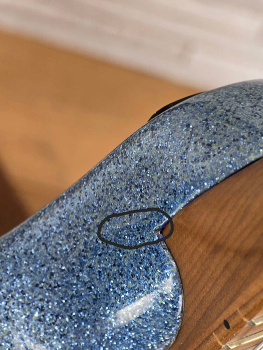 Sterling Fluff Signature Stingray Guitar - Amana Boat Blue