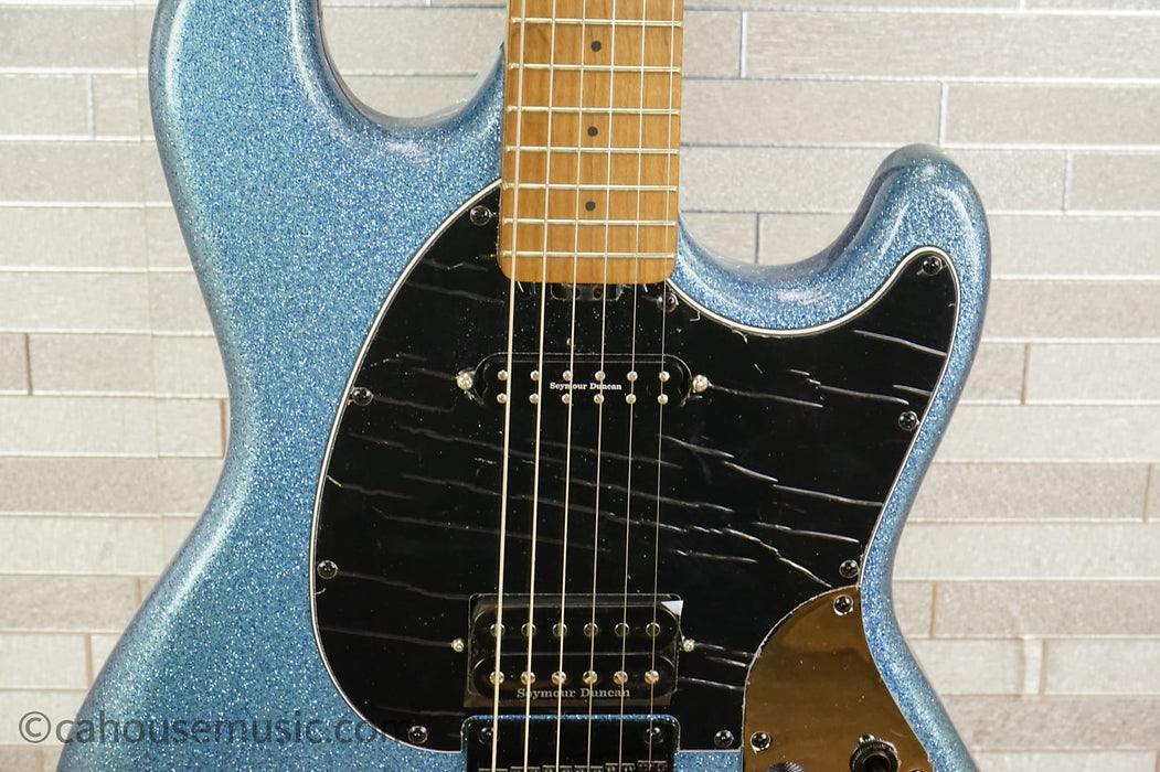 Sterling Fluff Signature Stingray Guitar - Amana Boat Blue