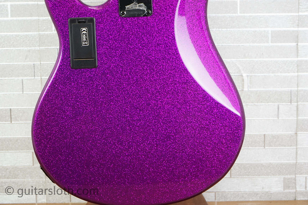 Sterling StingRay Ray35 with Roasted Maple Neck - Purple Sparkle