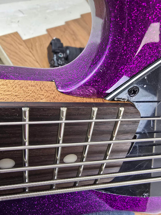 Sterling StingRay Ray35 with Roasted Maple Neck - Purple Sparkle