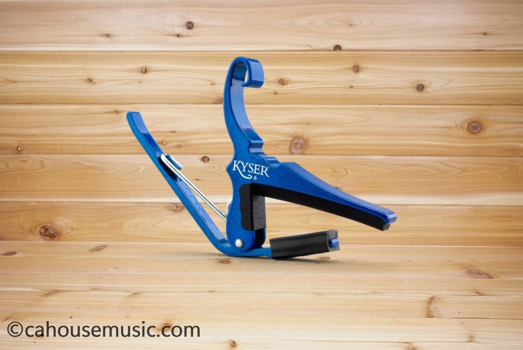 Kyser Quick-Change Acoustic Guitar Capo Blue