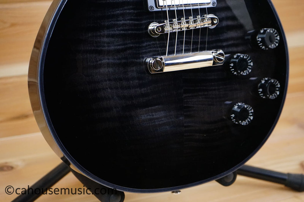 Gibson Custom Shop Les Paul Axcess Custom Figured - Charcoal Widow Burst Electric Guitar- 1 of 2