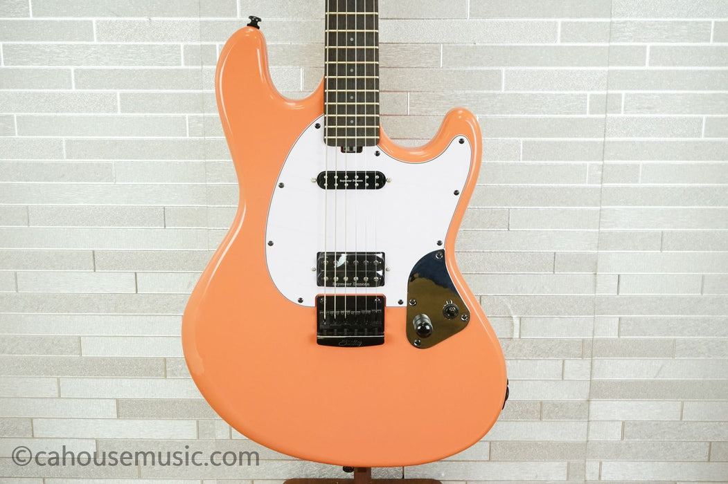 Sterling Fluff Signature Stingray Guitar - Rula Thumb Red