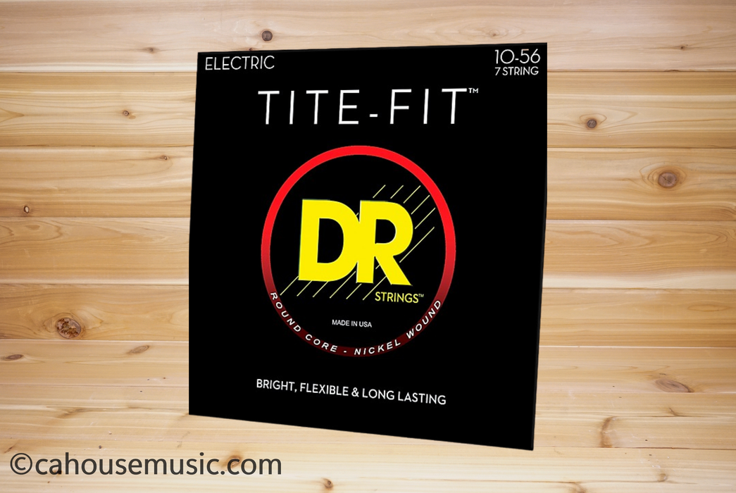 DR Strings Tite-Fit MT7-10 Medium 7-String Nickel Plated Electric Guitar Strings