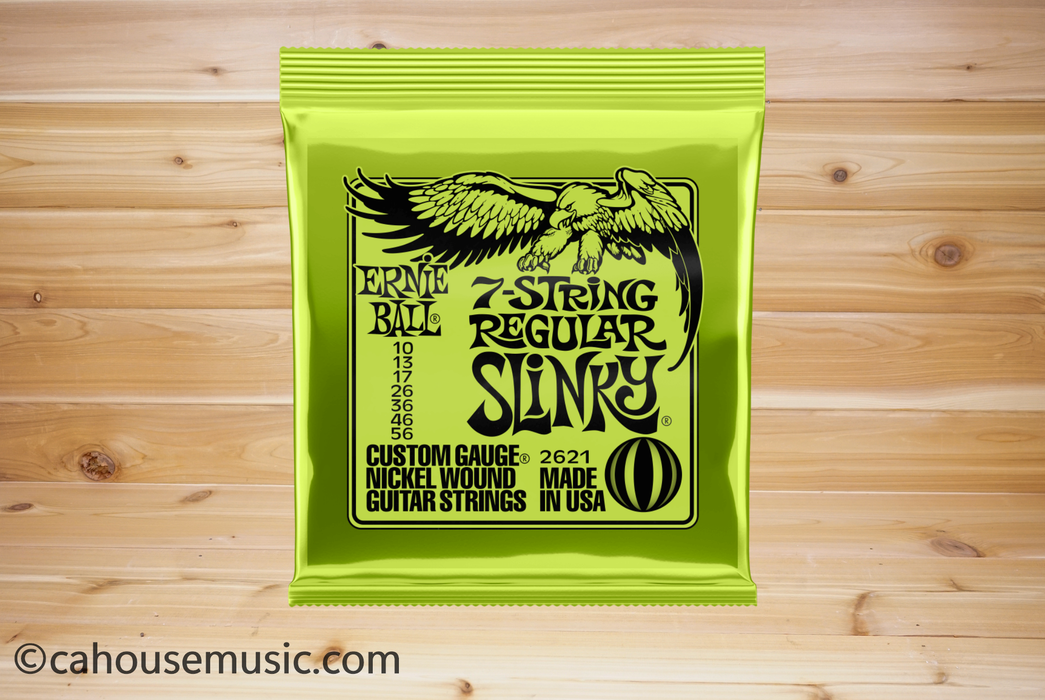 Ernie Ball Regular Slinky 7-String Nickel Wound Electric Guitar Strings