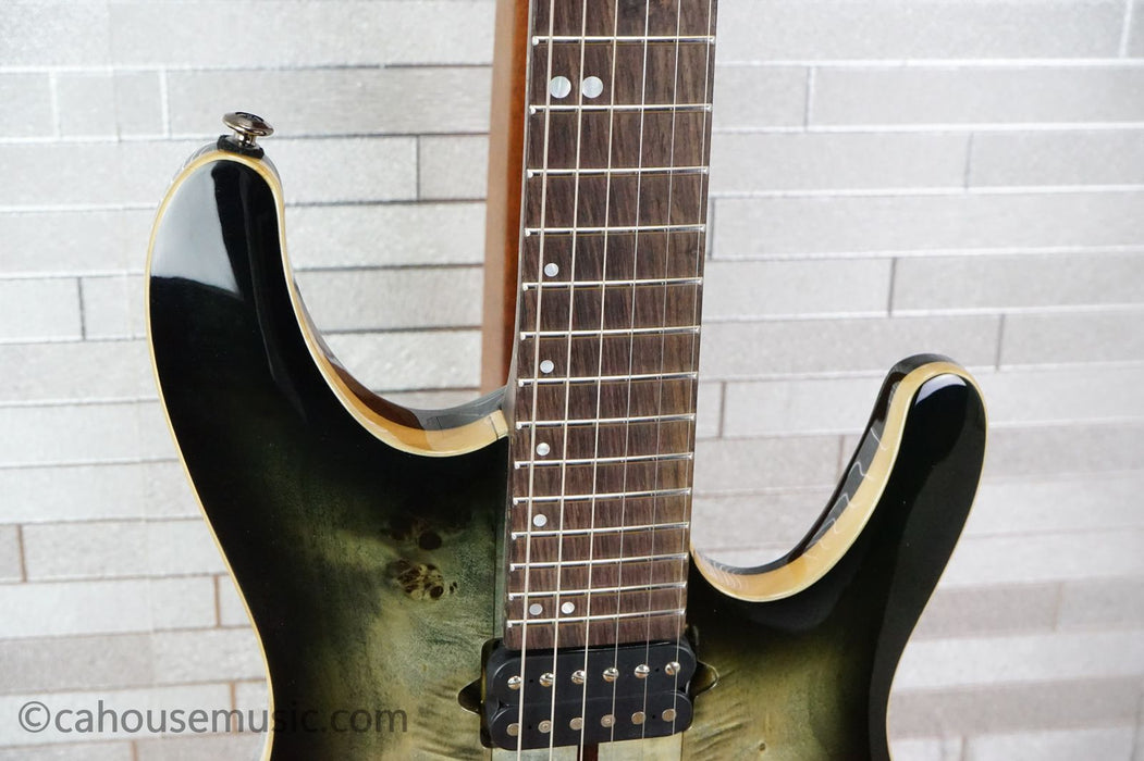 Ibanez S1070PBZ-CKB Premium Electric Guitar - Charcoal Black Burst