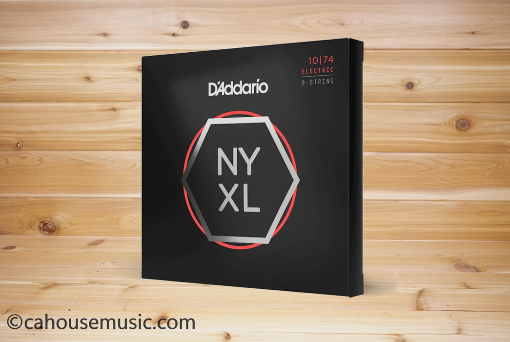D'Addario NYXL1074 8-String Nickel Wound Electric Guitar Strings