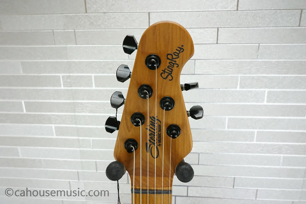 Sterling Fluff Signature Stingray Guitar - Amana Boat Blue