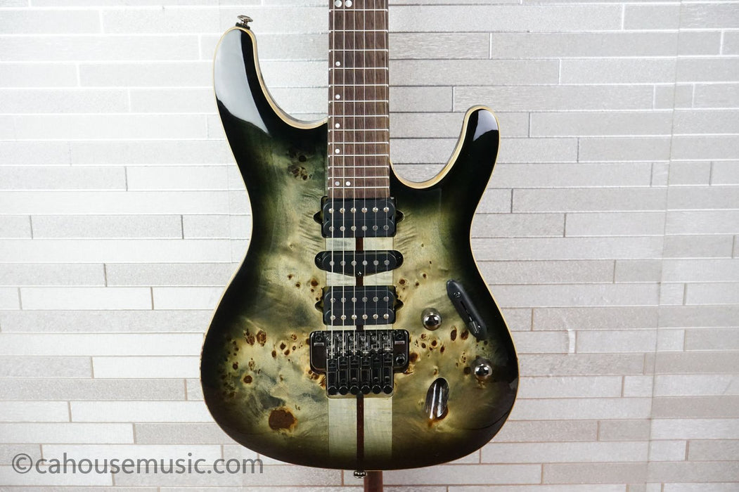 Ibanez S1070PBZ-CKB Premium Electric Guitar - Charcoal Black Burst