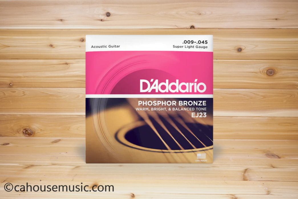 D'Addario EJ23 Phosphor Bronze Acoustic Guitar Strings