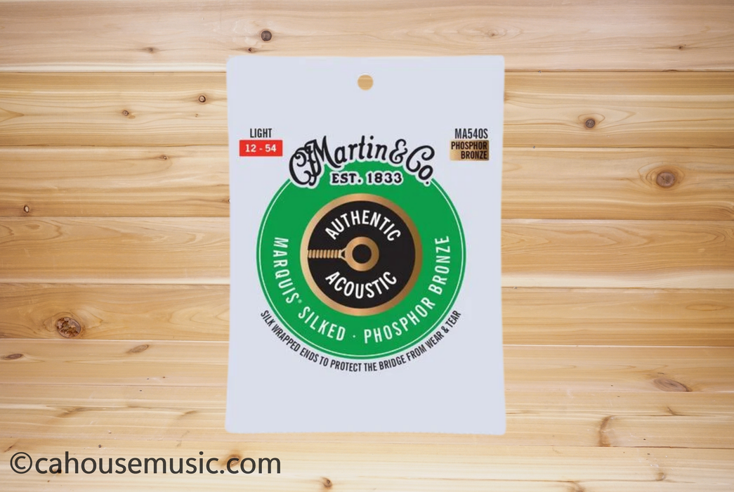 Martin MA540S Authentic Acoustic Marquis Silked Phosphor Bronze Guitar Strings