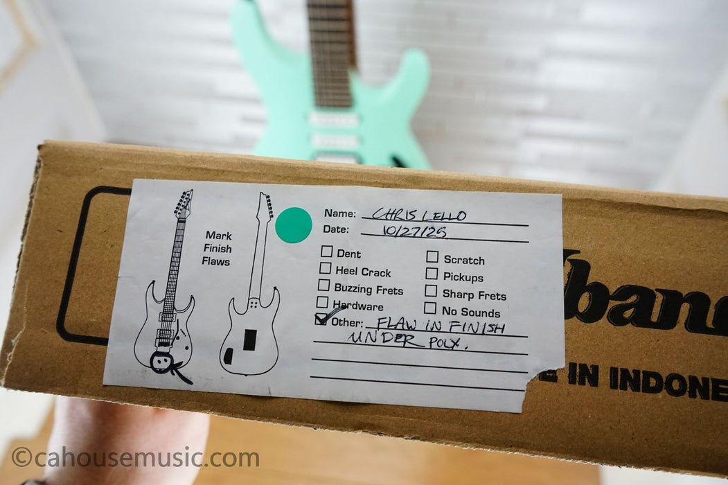 Reserved For Emily - Ibanez S561-SFM Standard - Sea Foam Green Matte