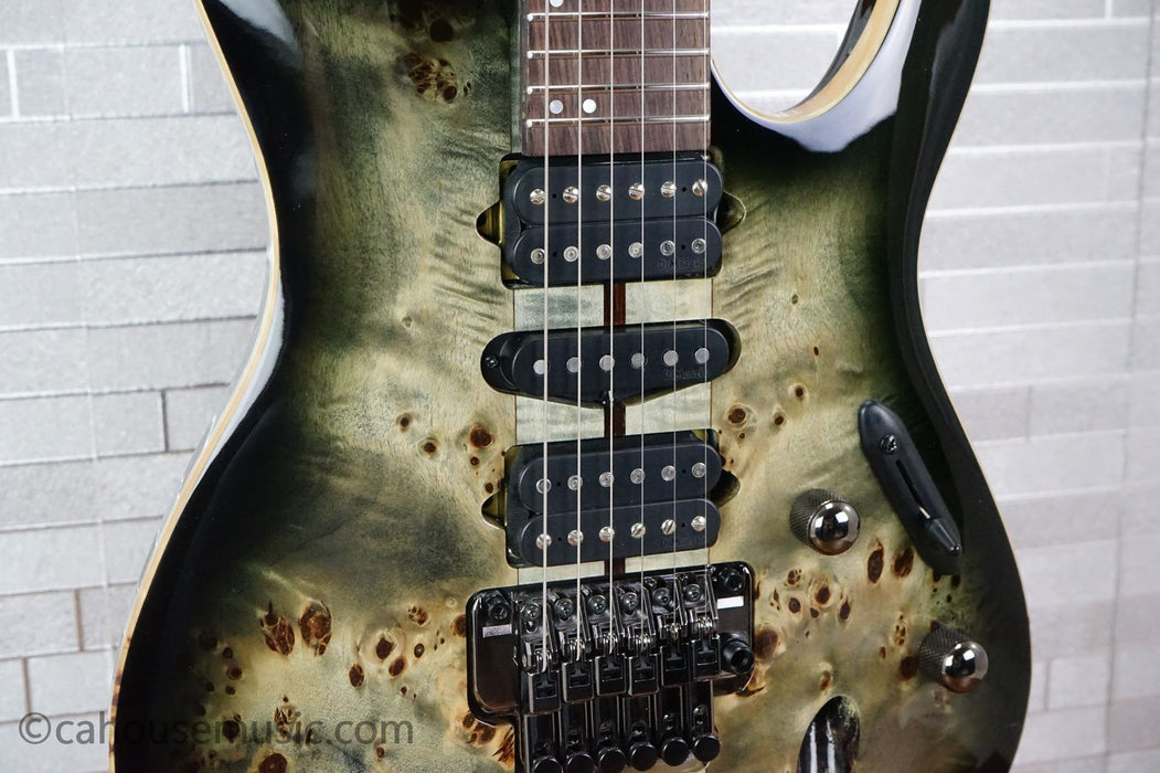 Ibanez S1070PBZ-CKB Premium Electric Guitar - Charcoal Black Burst