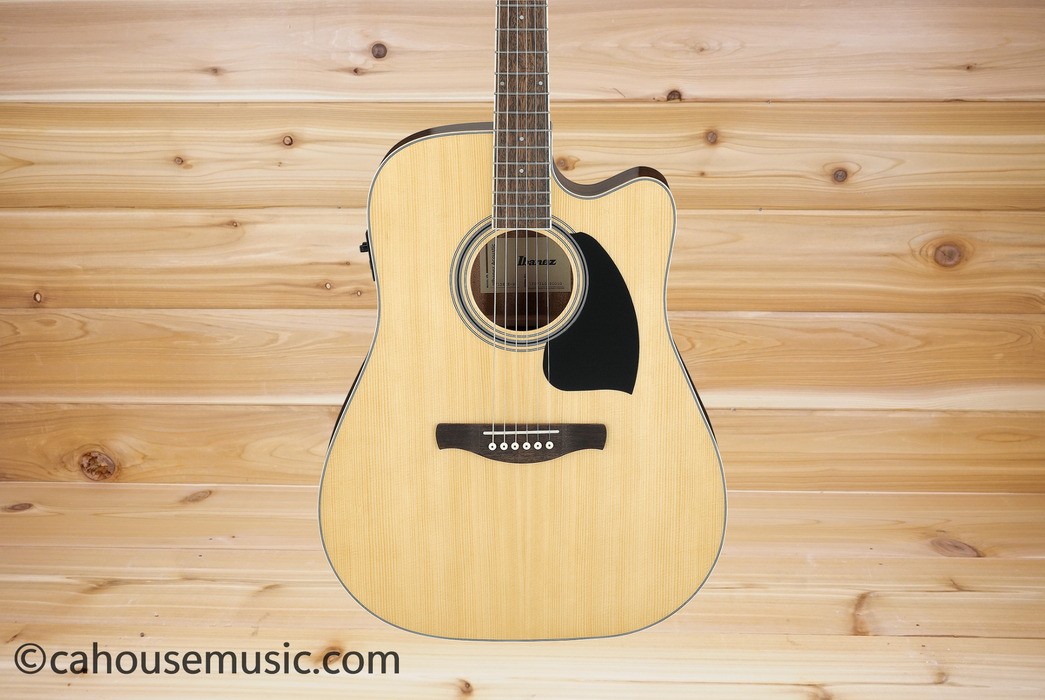 Ibanez PF15ECE Natural Cutaway Dreadnought Acoustic-Electric Guitar