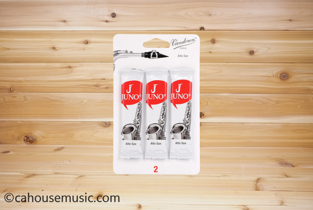 Vandoren JUNO JSR612/3 Alto Saxophone Reeds Strength 2 (3-Pack)