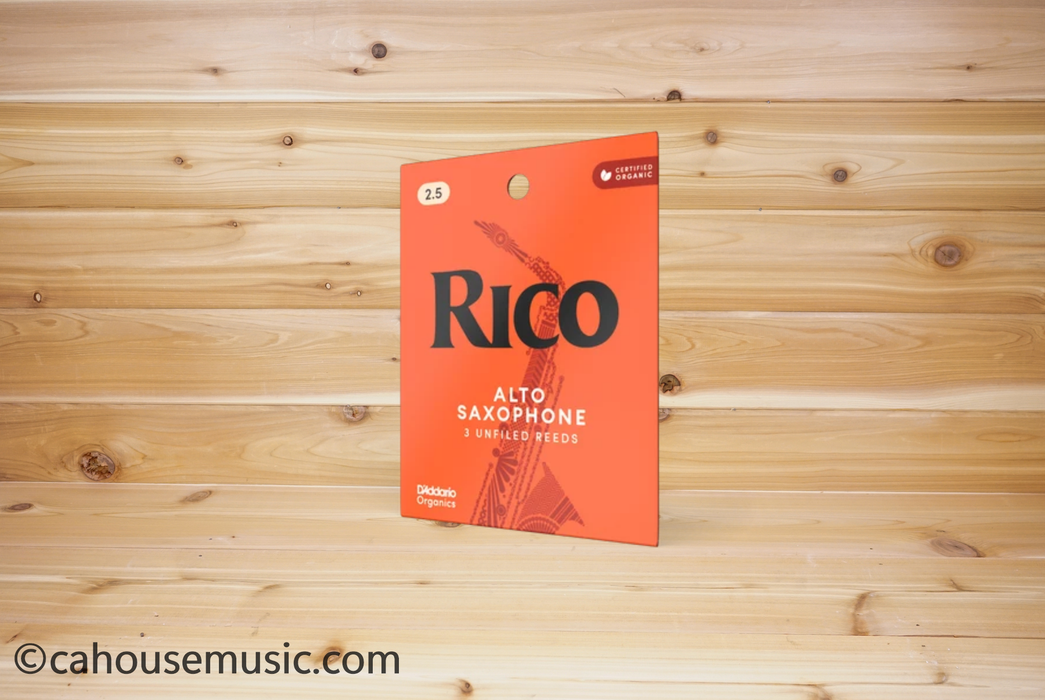 Rico by D'Addario Alto Saxophone Reeds #2.5 - 3-Pack
