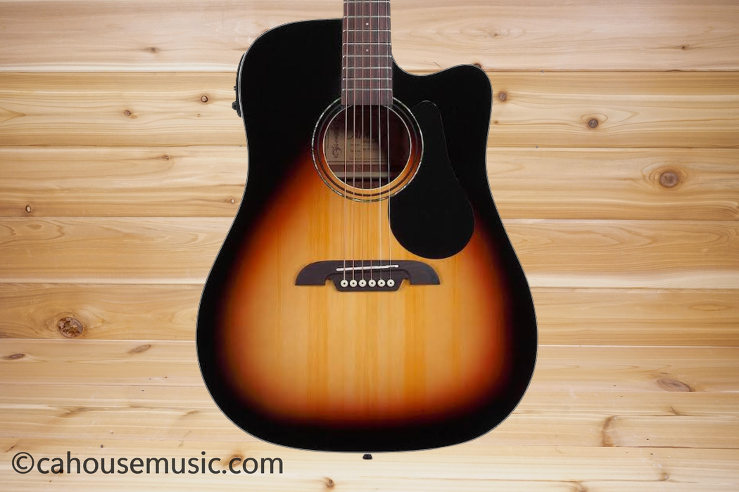 Alvarez RD26CESB Regent Series Dreadnought Acoustic-Electric Guitar Sunburst