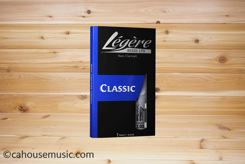 Légère Classic Bb Bass Clarinet Reed Strength 2