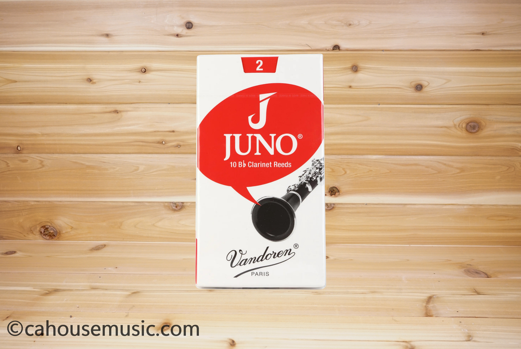 Vandoren JUNO JCR012 Bb Clarinet Reeds Strength 2 - 10 Pack