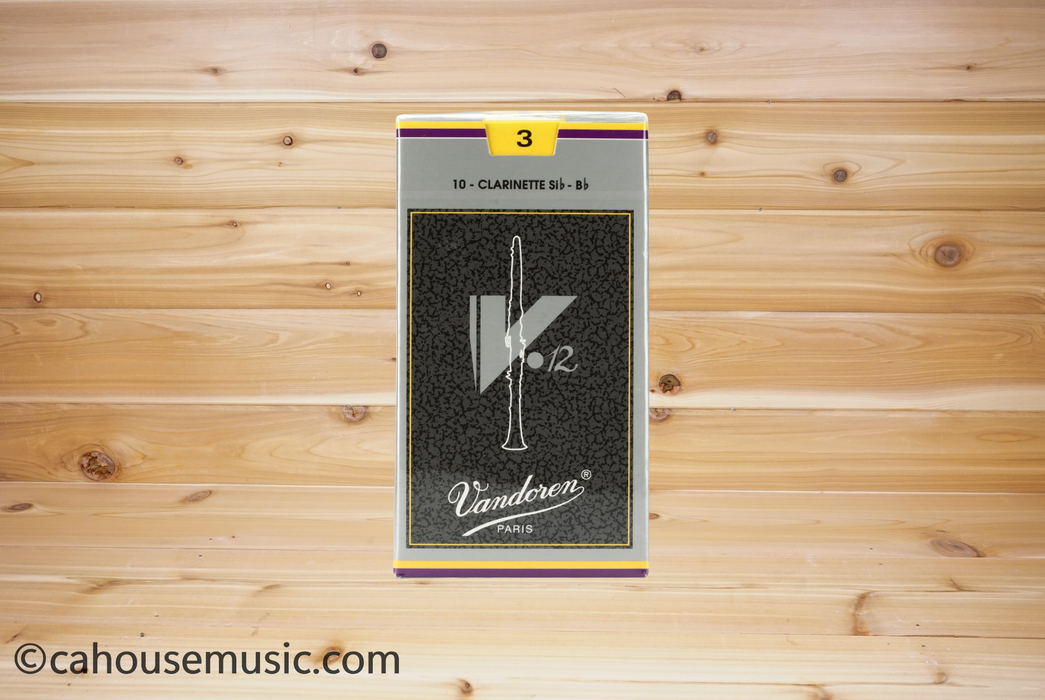 Vandoren CR1925 V12 Bb Clarinet Reeds Strength 2.5, Box of 10