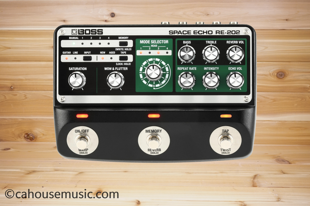 Boss RE-202 Space Echo Delay + Reverb Pedal
