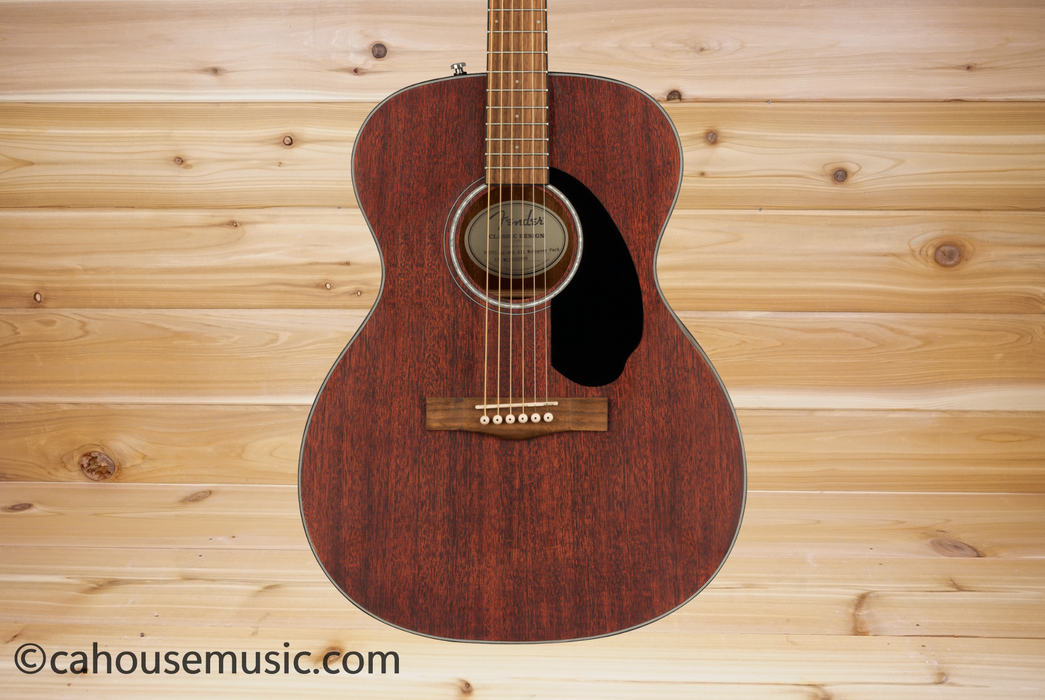 Fender CC-60S Concert Pack V2 All-Mahogany Concert Acoustic Guitar Natural