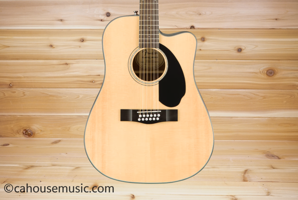 Fender CD-60SCE Dreadnought 12-String Acoustic-Electric Guitar Natural