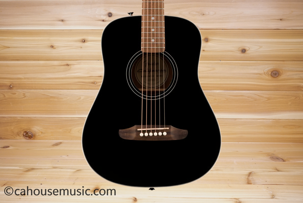 Fender California Standard Redondo Mini Acoustic Guitar Black