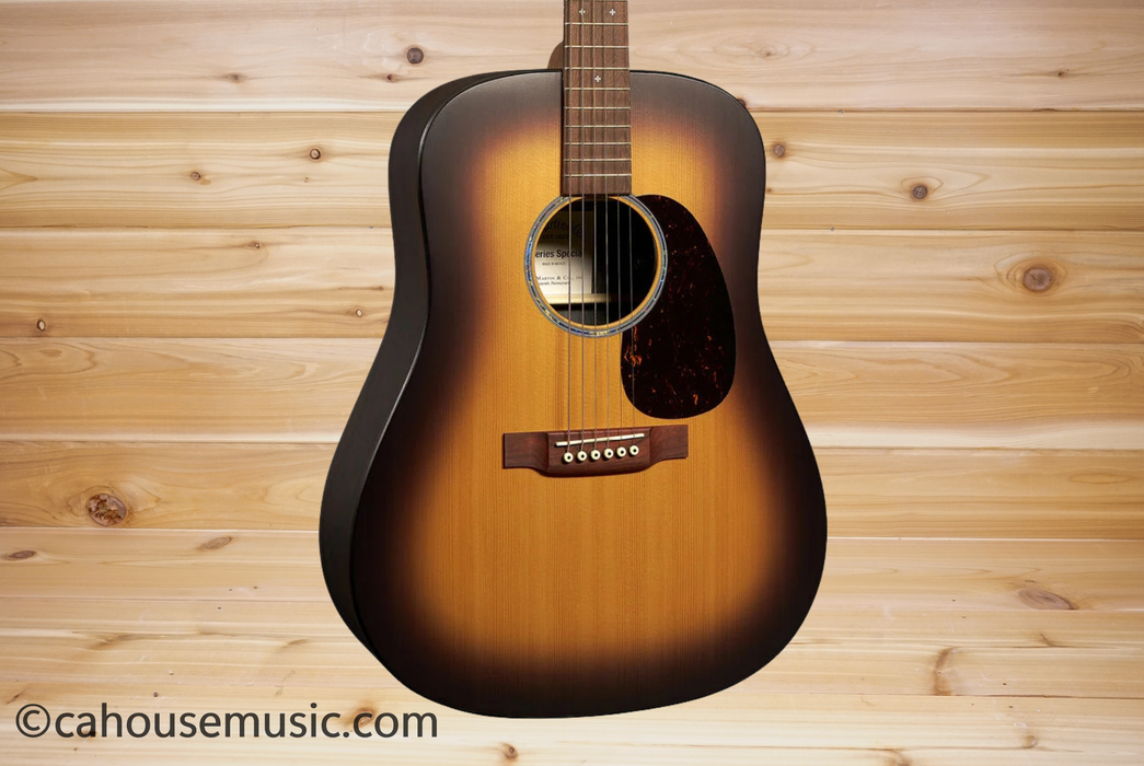 Martin D-X2E Brazilian Burst Special Dreadnought Acoustic-Electric Guitar Vintage Burst