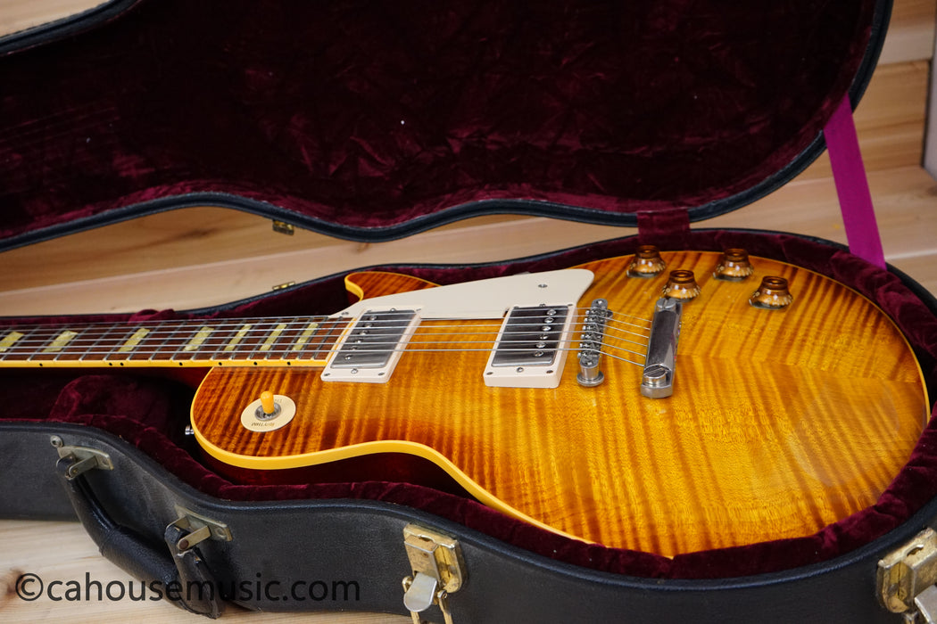 Gibson Custom Shop Historic Collection '59 Les Paul Flametop Reissue 2005- Ice Tea Burst