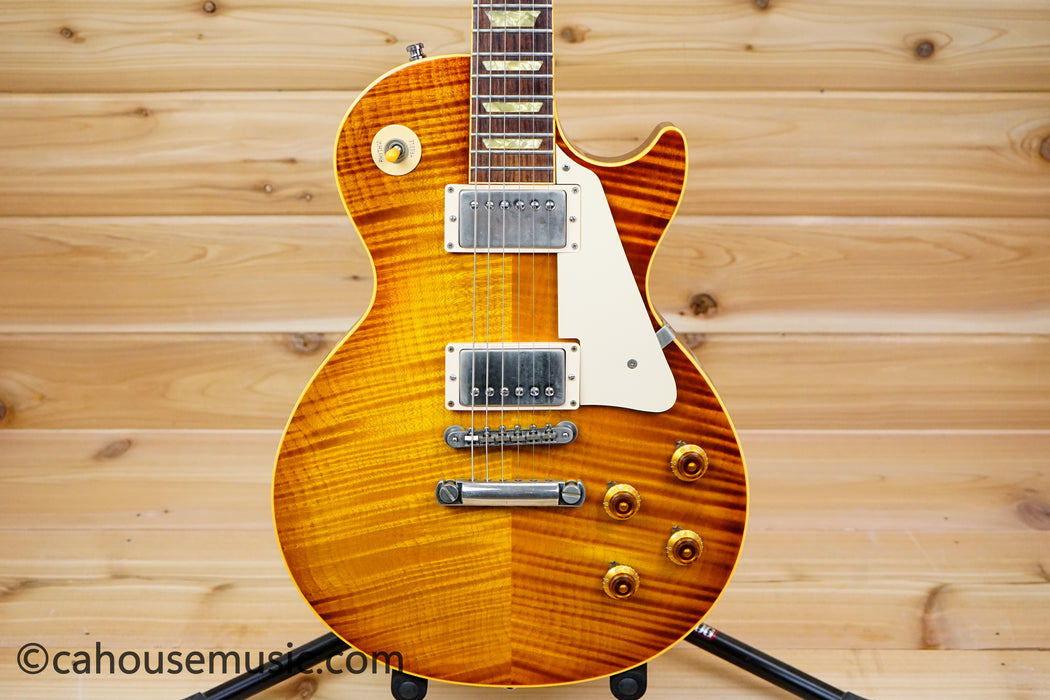 Gibson Custom Shop Historic Collection '59 Les Paul Flametop Reissue 2005- Ice Tea Burst