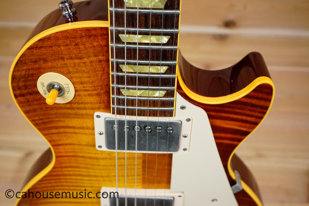 Gibson Custom Shop Historic Collection '59 Les Paul Flametop Reissue 2005- Ice Tea Burst