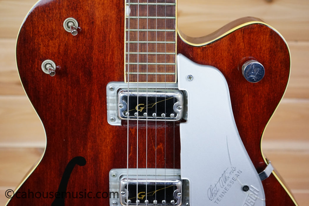 1965 Gretsch 6119 Chet Atkins Tennessean Walnut Brown Vintage Hollow Body USA
