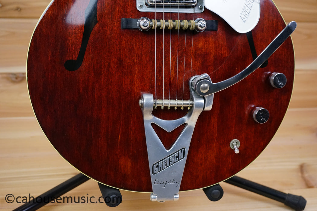 1965 Gretsch 6119 Chet Atkins Tennessean Walnut Brown Vintage Hollow Body USA
