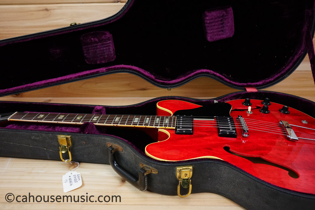 1974 Gibson ES-335 Cherry Red Vintage Semi-Hollow Electric Guitar USA